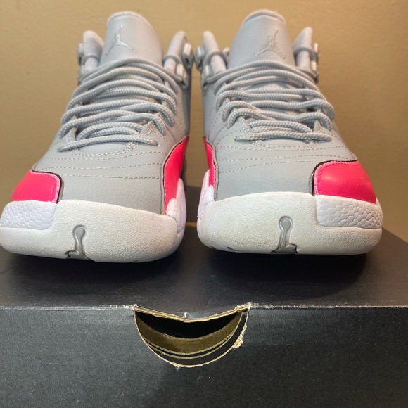 🔥NIKE JORDAN RETRO ‘WOLF GREY RACER PINK’ SIZE 6.5 WMNS 5 YOUTH 510815-060 - Picture 3 of 8